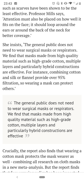Why the hell do people think masks don't protect the wearer?