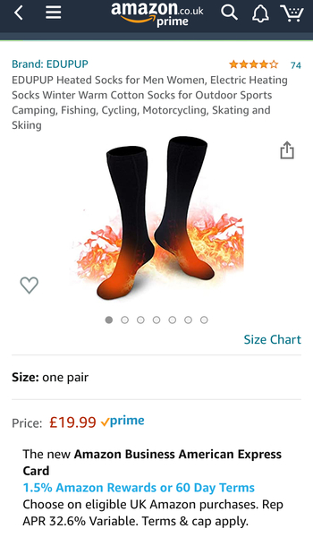 Anyone tried heated socks?