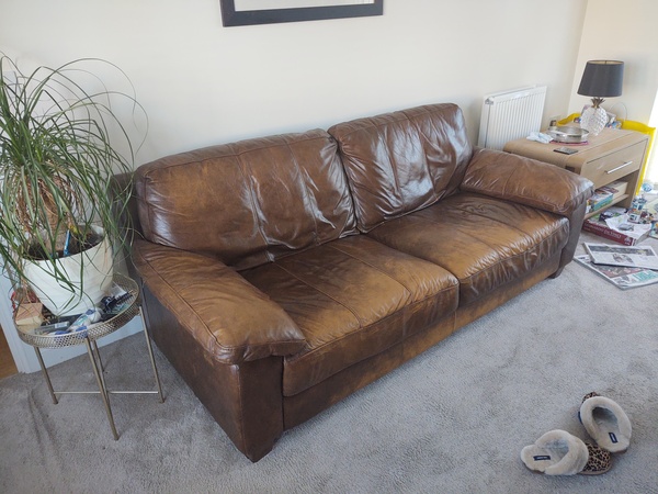 New Sofa Assistance - Dark Green Velvet 3/4 seater