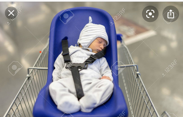 Shopping alone during lock down