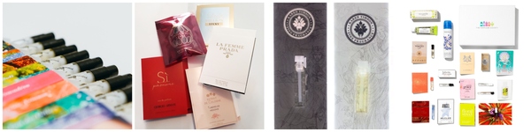 Website for perfume samples