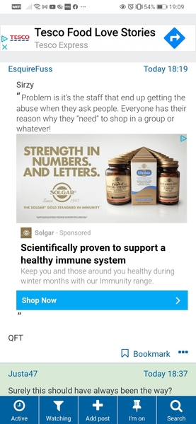 Ads within user posts