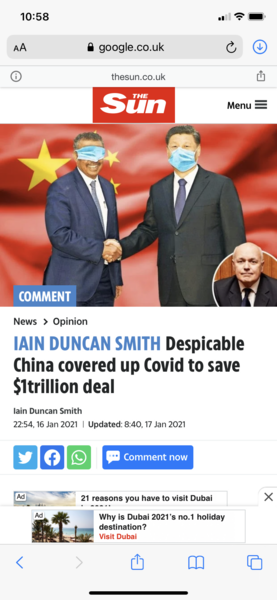 Do people really think Covid is a problem caused by Boris and his government?