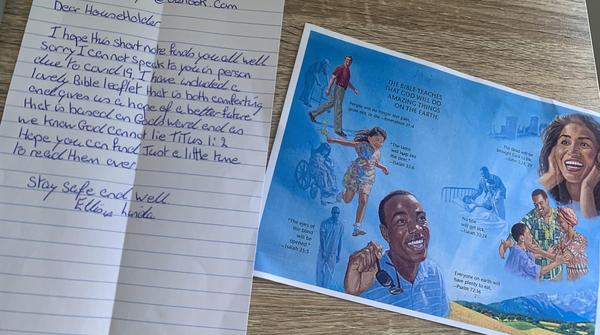 My husband received something very strange in the post ...