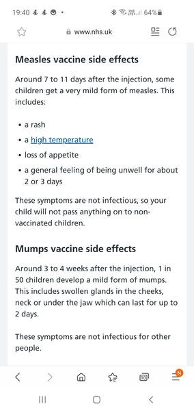 Is it the one year vaccinations?