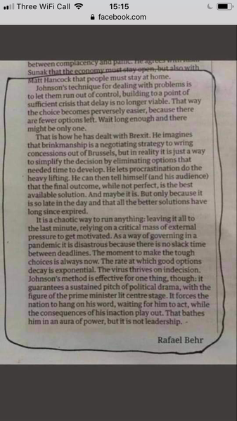 The handling of this pandemic is psychological torture