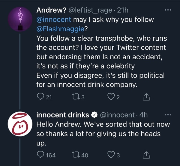 Innocent drinks