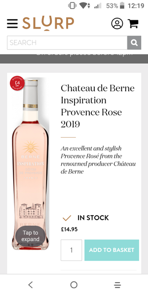 It's only a bottle of wine...?