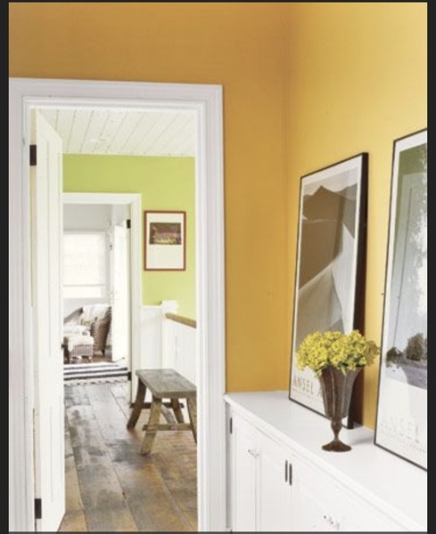 Paint colours for a dark hallway with dado and picture rails