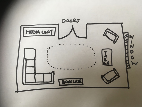 Living room layout