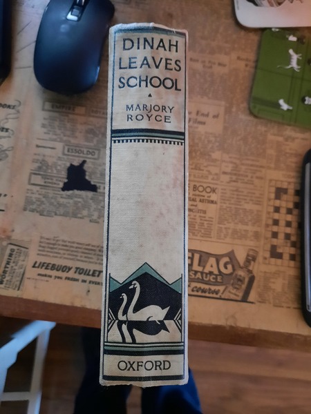 Strange bookmark found in a book.