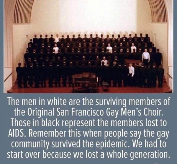 Can’t stop thinking about all those beautiful souls lost to AIDS (since watching Its a Sin)