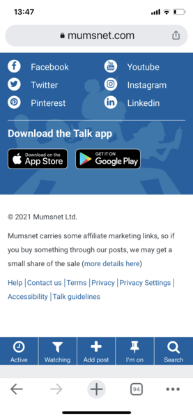 Can’t get on the mobile site on iPhone