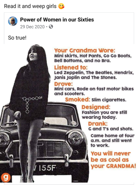 Tell me to ignore this Facebook post from DM