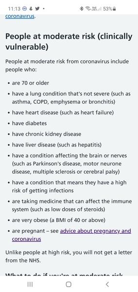 Vaccine priority group 6 and high BMI