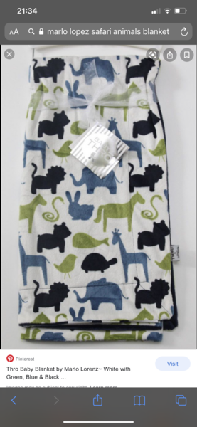 Help... lost baby blanket... from America. Can anyone find it or any American Mums willing to send it.