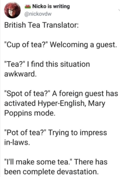Can we have a nice thread about British culture?