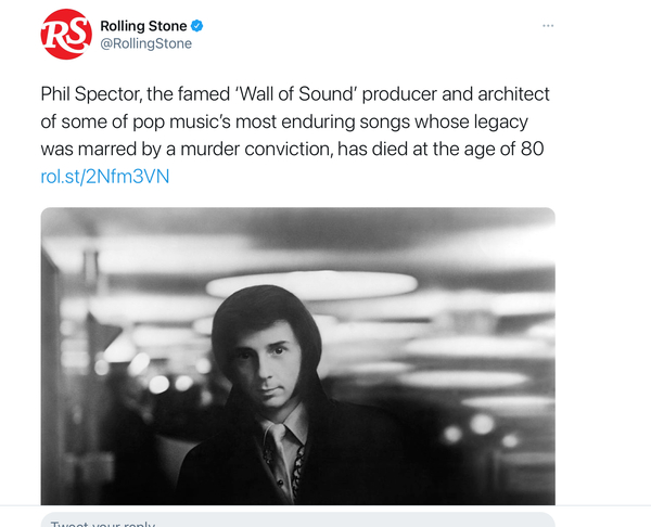 Phil Spector was "talented but flawed"