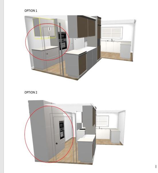 Would like opinions on kitchen layouts please