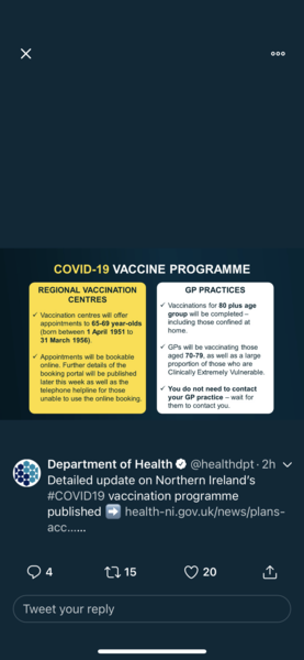 6.3 million people vaccinated already - brilliant!