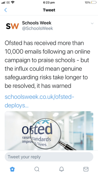 The Forty First Republic - Gav encourages parents to report schools to OFSTED