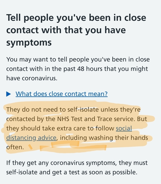 Refusing to isolate