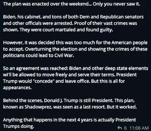 For there is always light. Thread #123 is belong to President Biden