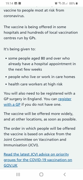 Cut-off DOB for vaccine age groups