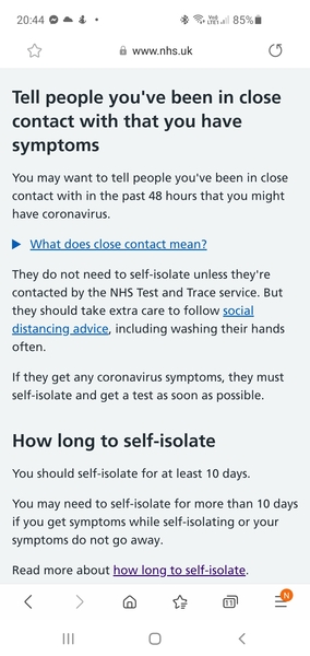 DH boss wont let him self isolate. What would you do?