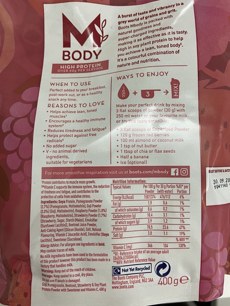 Boots M Body Range