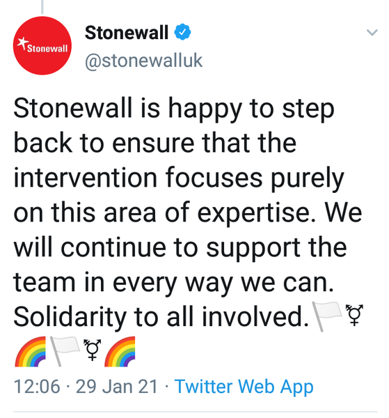 the court ruled Stonewall were not granted permission to intervene