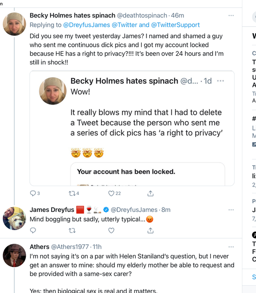 AIBU to think women should not be banned from Social media for asking the question