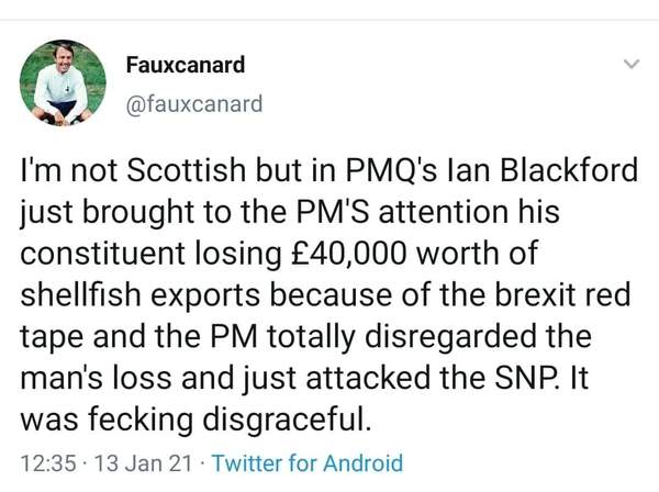 Effects of Brexit deal on Scotland