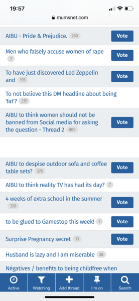 Missing threads on phone
