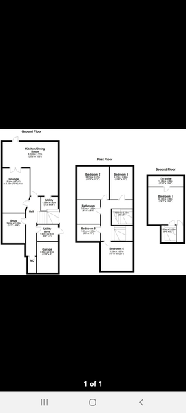 Total sq metres of a property