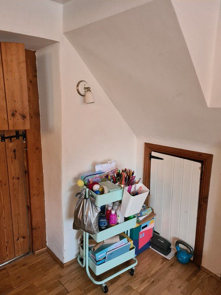 Toilet facing kitchen island help!