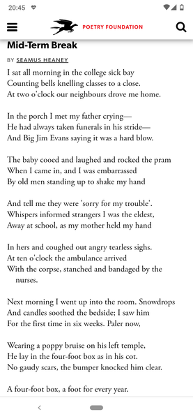 Which poem do you love and why?