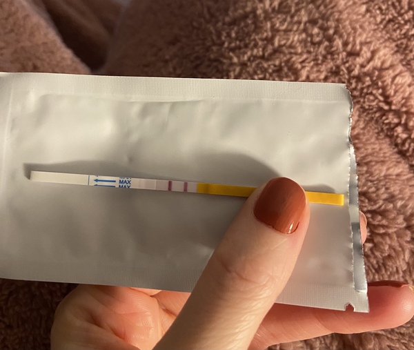 Show me positive opk test strip please so I can see what they need to look like