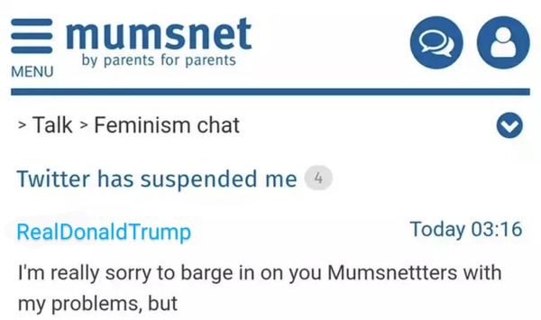 The Donald Tweets No More!