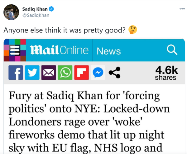 to be pissed off with the government NYE 'celebrations'