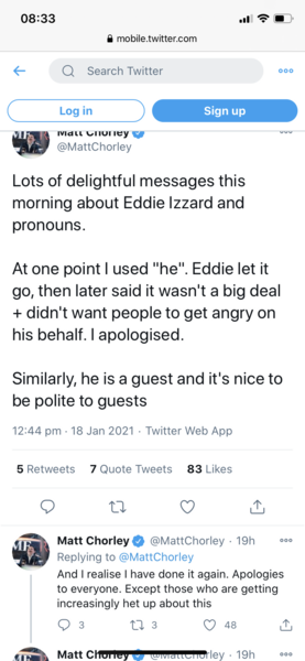 Eddie Izzard...