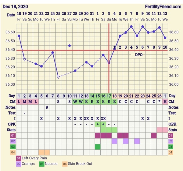 9DPO Symptom Spotting