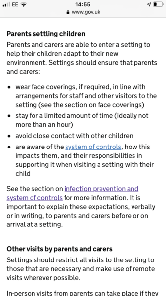 To not send DC to nursery if I can’t attend the settling in session