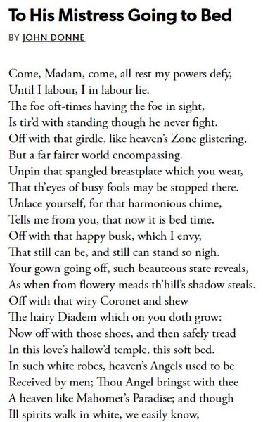 Which poem do you love and why?