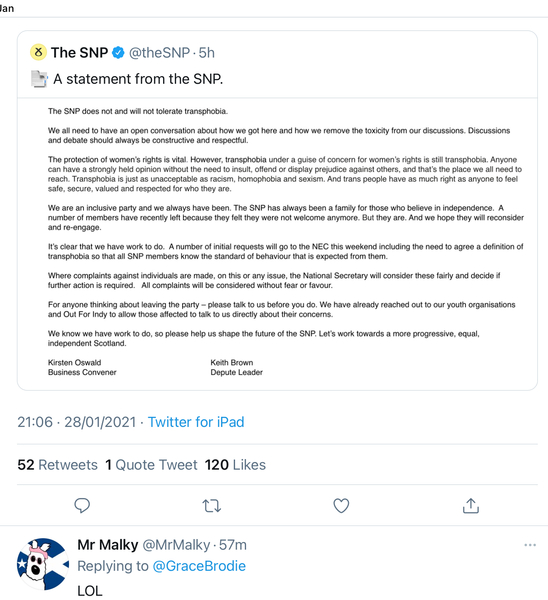 Nicola Sturgeon throws Joanna Cherry under the bus