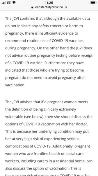NHS worker ttc - COVID vaccine
