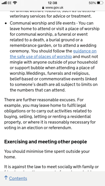 Why are places of worship still open?