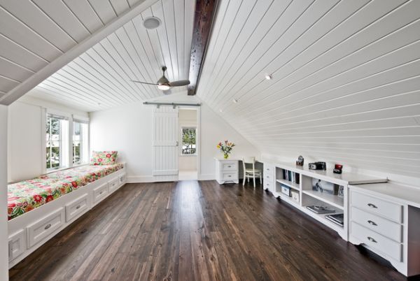 What do you think of these wooden ceilings and the house in general?