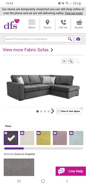 What colour are your sofas?