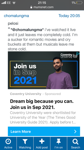 Ads in the middle of posts